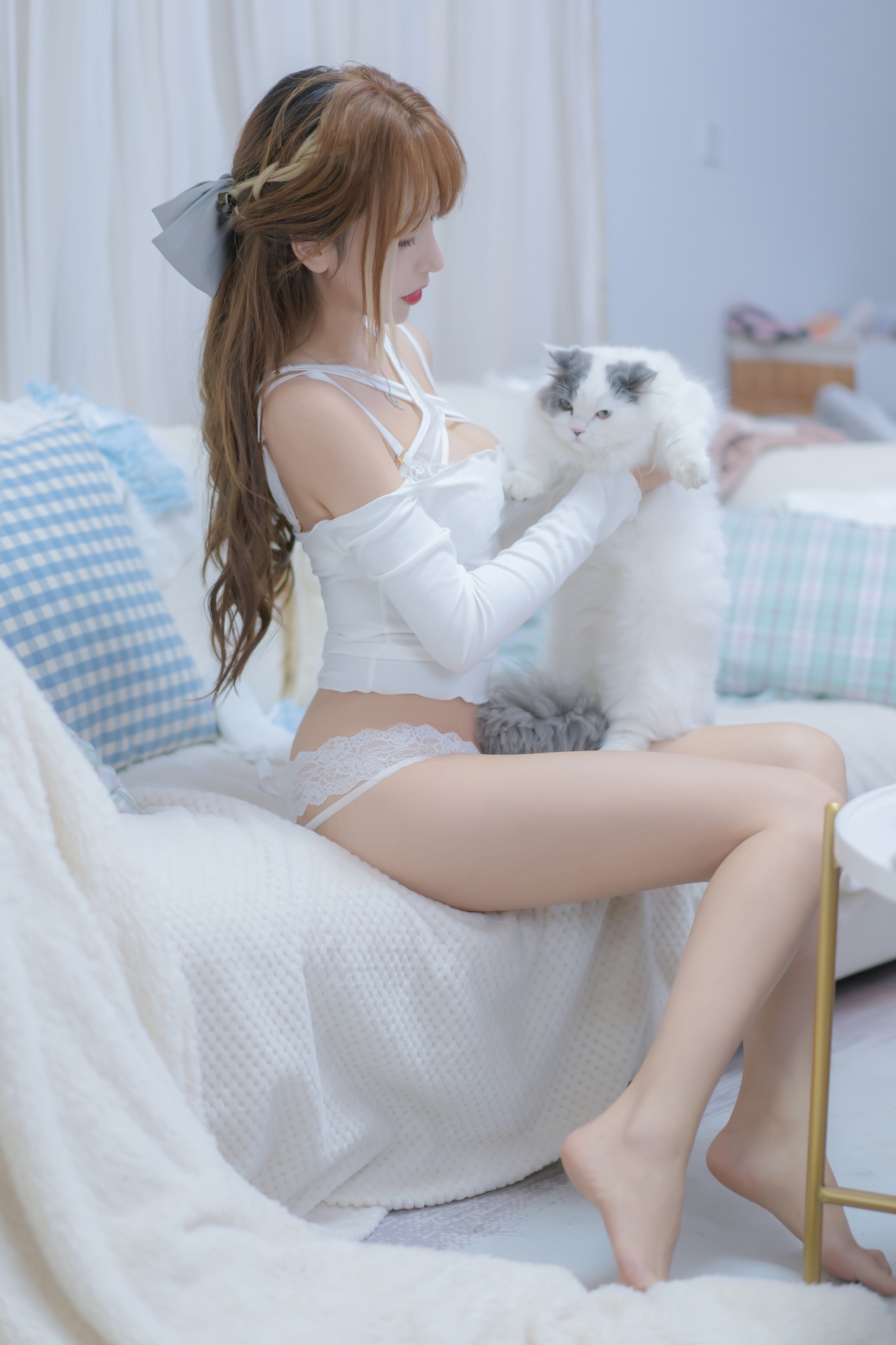 过期米线线喵 – NO.114 我和猫 [90P]-XikXak